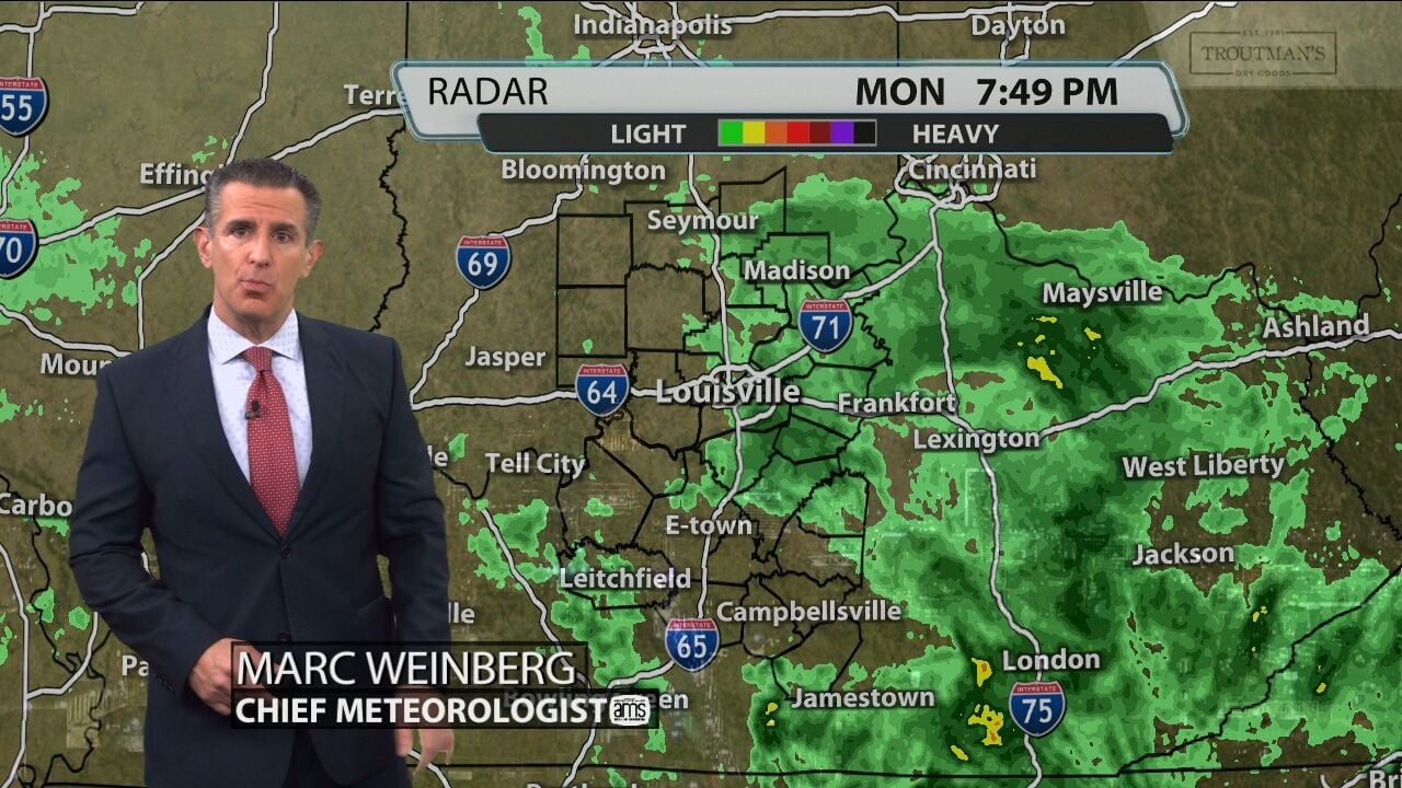 Marc Weinberg's Monday night forecast